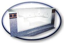 saratoga 8' wide straight wall step-n-spa for in-ground swimming pools