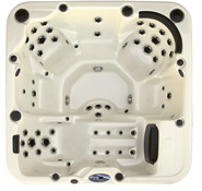 shoreline spas santa cruz top view